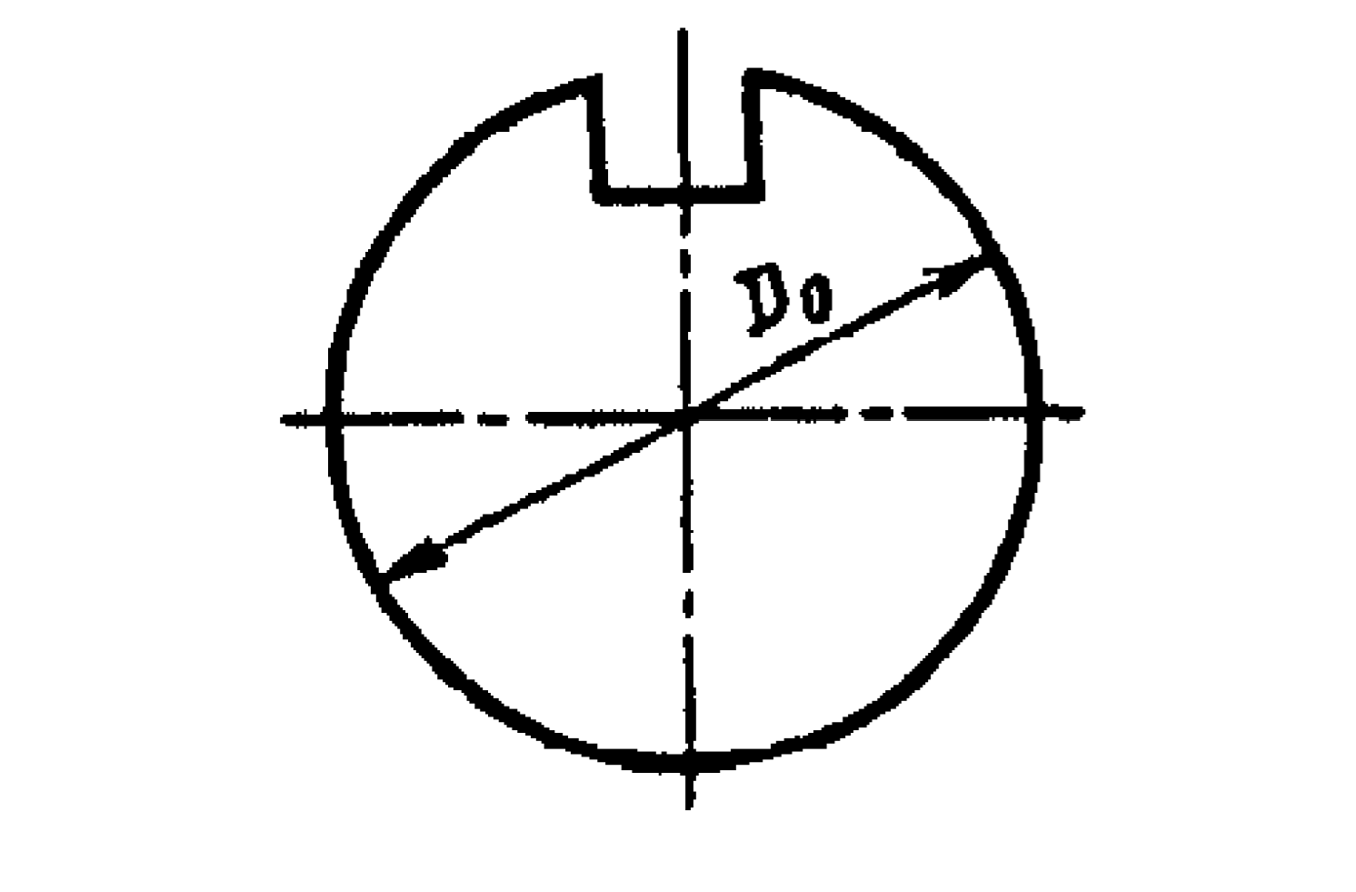 Round pipe with single groove